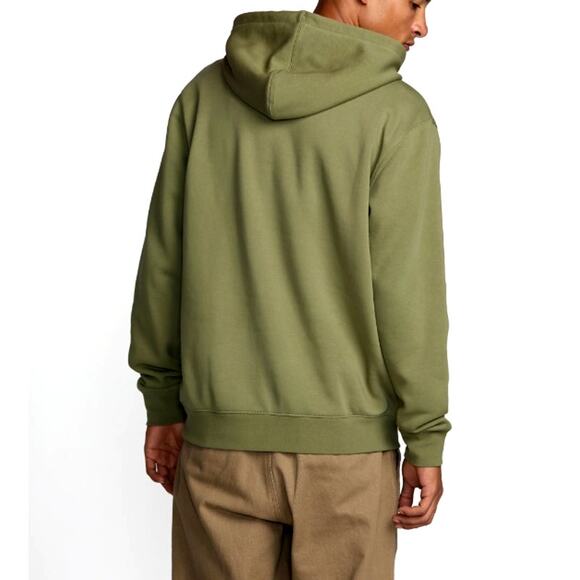 RVCA Men's Ranger Green Big Hoodie Size XL - Picture 2 of 10